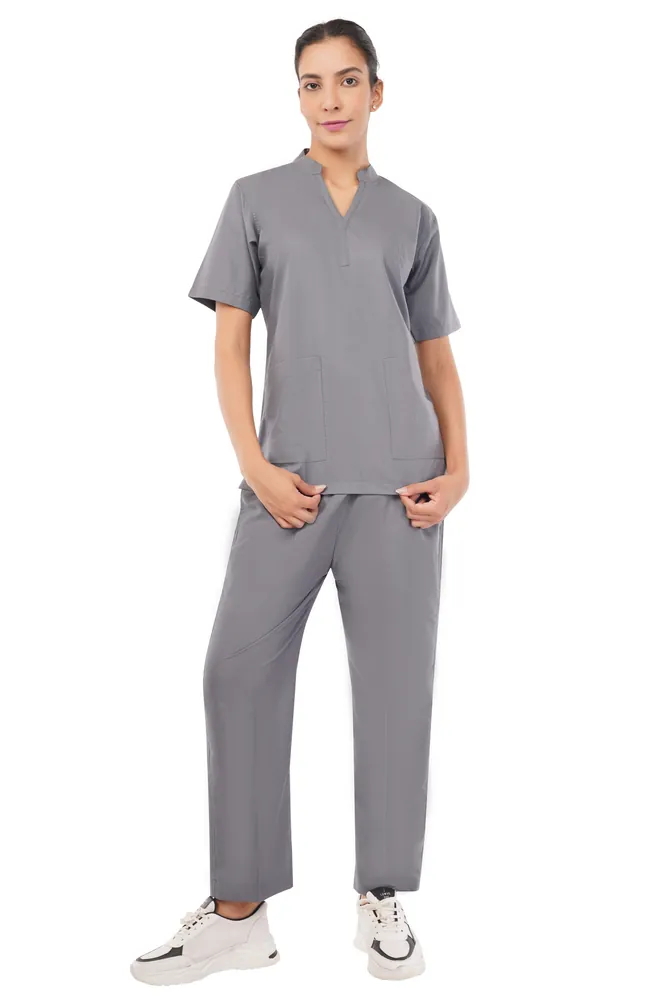 Mandarin Neck Womens Scrub